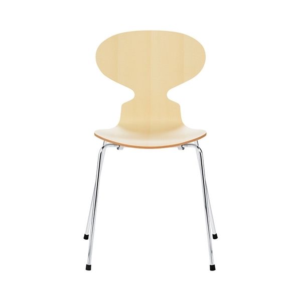 Fritz Hansen Myren Stol. 4 Ben. Natur Finer Fritz Hansen Myren Stol. 4 Ben. Natur Finer